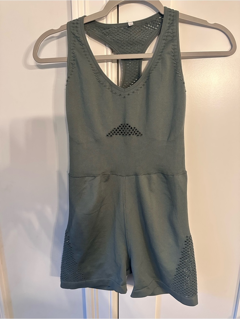 Aerie Offline Romper - Olive Green